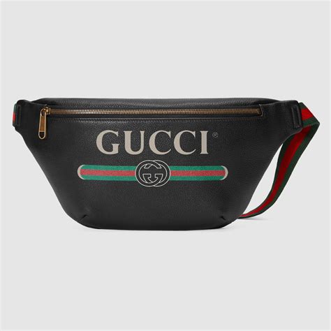 black gucci print leather belt bag buy from cjiha|Gucci Bags for Women .